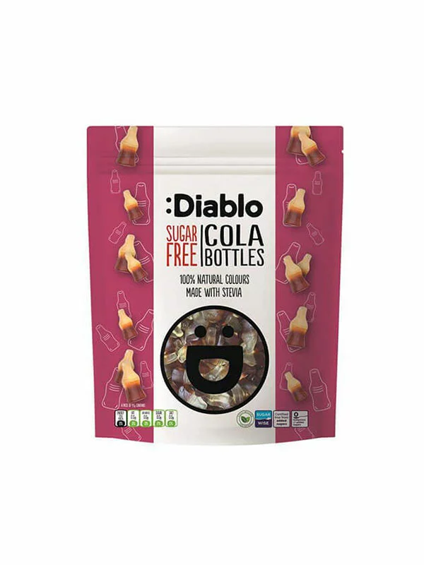 Diablo Gummibonbons Cola Zuckerfrei in einer 75g Packung