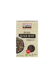 Explore Cuisine Schwarze Sojabohnen-Nudeln Spaghetti – Biologisch in einer 200g Verpackung