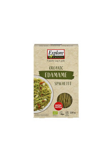 Explore Cuisine Grüne Sojabohnen-Nudeln Spaghetti – Biologisch in einer 200g Verpackung