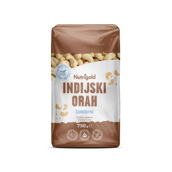 Nutrigold Cashewbruch - roh in einer 750g Packung