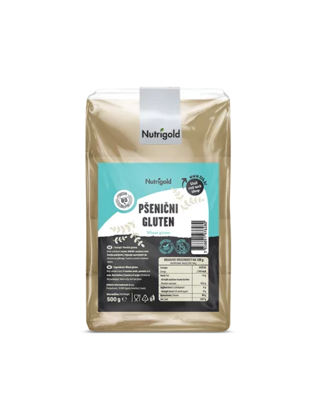 Nutrigold Weizengluten in einer 500g Packung