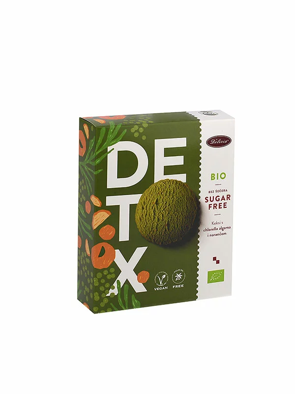 Detox-Kekse ohne Zuckerzusatz - Biologisch 125g Delicia