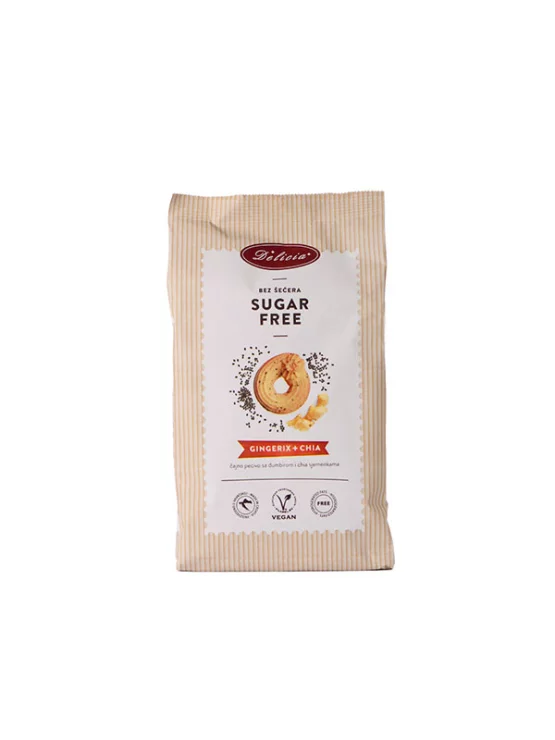 Gingerix Kekse mit Ingwer ohne Zuckerzusatz – 200g Delicia