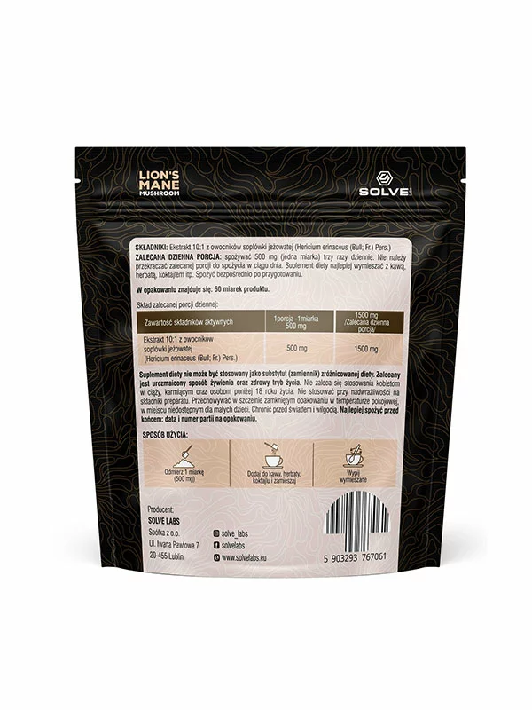 Löwenmähnenextrakt 30g – Solve