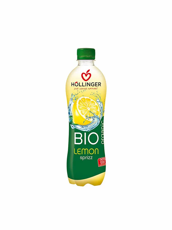 Höllinger Zitronenlimonade gespritzt – Lemon Sprizz – Biologisch in einer 500ml Flasche