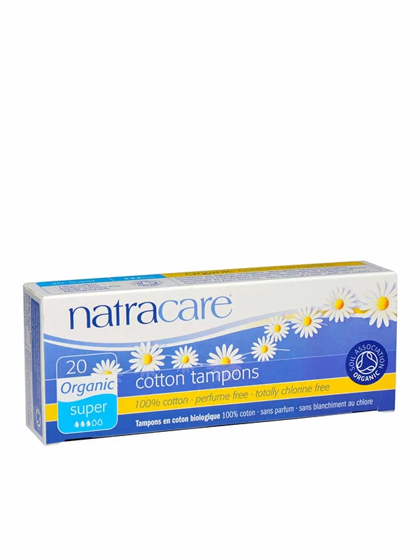 Natracare Tampons Super in der 20 Stück Verpackung
