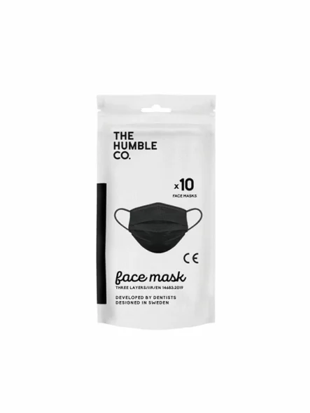 Humble Brush Dreischichtige Gesichtsmaske mit 10 Stück