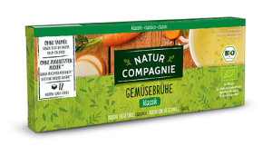 Gemüsebrühe 12 Würfel - Biologisch 126g Natur Compagnie