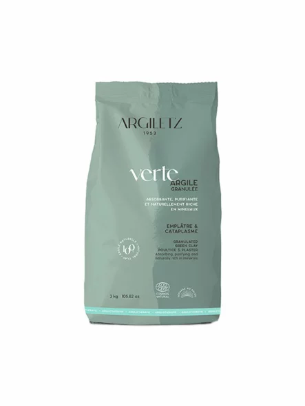 Argiletz Grünes Tongranulat in einer 3kg Packung
