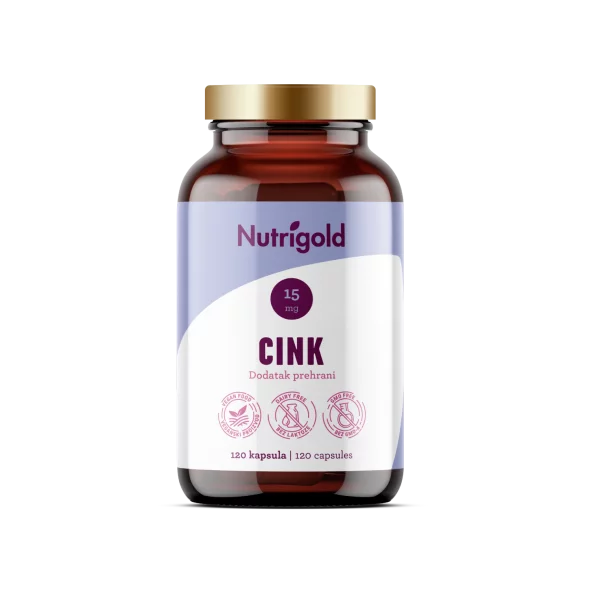Nutrigold Zink 15mg - 90 vegane Kapseln