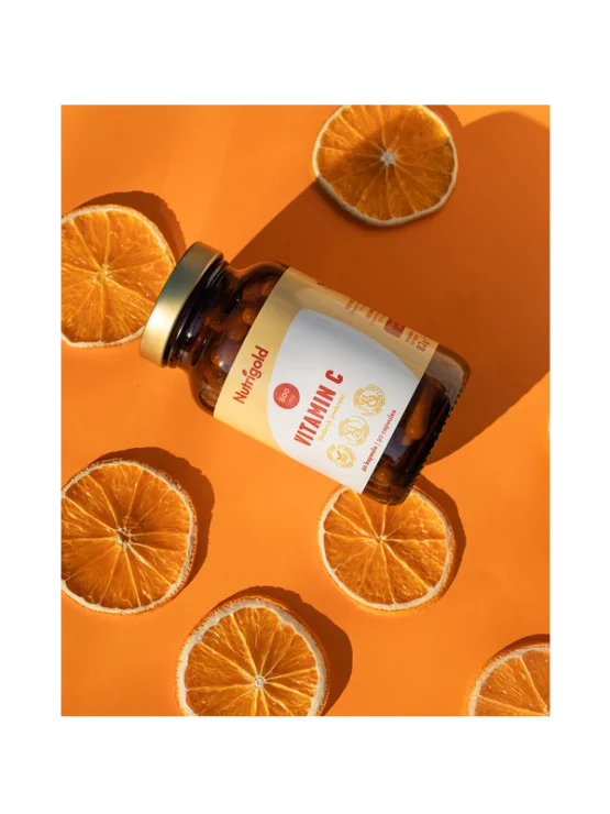 Nutrigold Vitamin C 800mg mit 90 vegane Kapseln