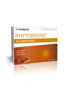 Phytobronz Autobronzant – Nahrungsergänzungsmittel mit Carotinoidkomplex, Vitamin E und Selen – Arkopharma