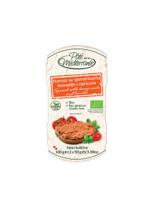 Aufstrich aus Kichererbsen, Hanfsamen und Tomaten – Biologisch 100g Vegetariana