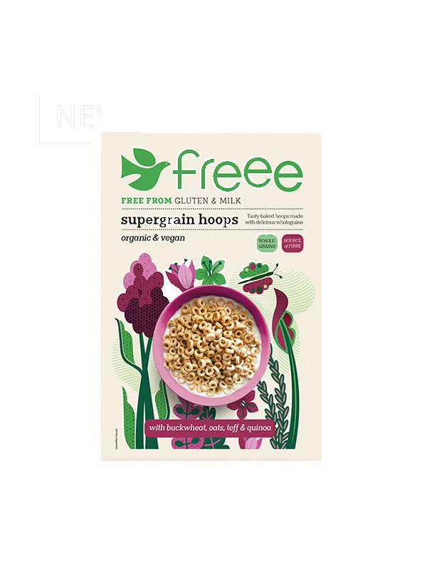 Freee Supergrain Flakes Glutenfrei und Biologisch in einer 300g Packung