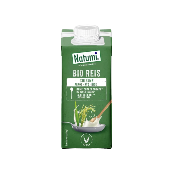 Natumi Reis Cuisine – Biologisch in einer Packun von 200ml