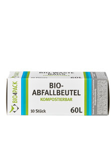 Bio4Pack Abfallbeutel 60l – 100% kompostierbar