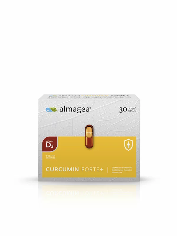Almagea Curcumin Forte+ mit 30 Kapseln in der Packung