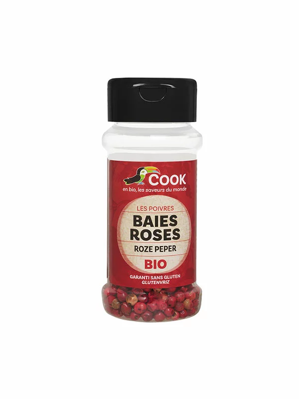Cook Rosa Pfeffer – Biologisch in einer 20g Packung