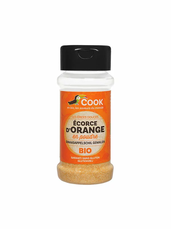 Cook Orangenschale Pulver – Biologisch in einer 32g Packung