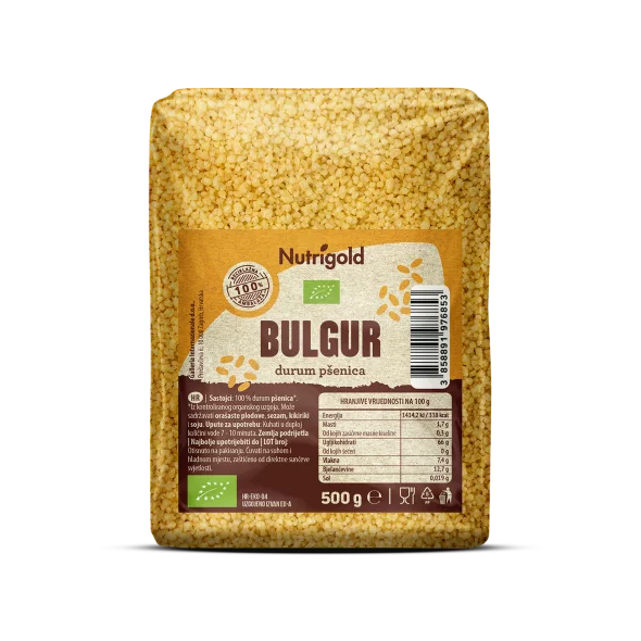 Nutrigold biologischer Bulgur in einer 500g Packung