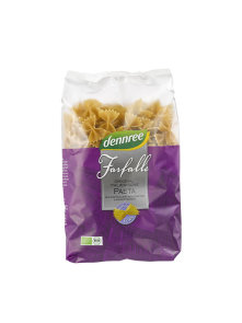 Dennree Vollkornnudeln Farfalle – Biologisch in einer 500g Verpackung