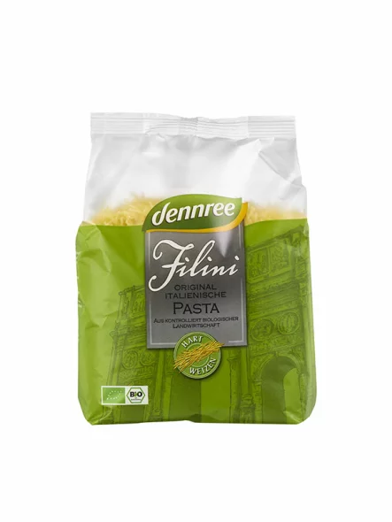 Dennree Hartweizen-Filini – Biologisch in Verpackung von 500 g
