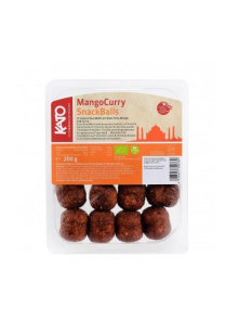 Vegane Snackbällchen Mango & Curry – Biologisch 200g Kato