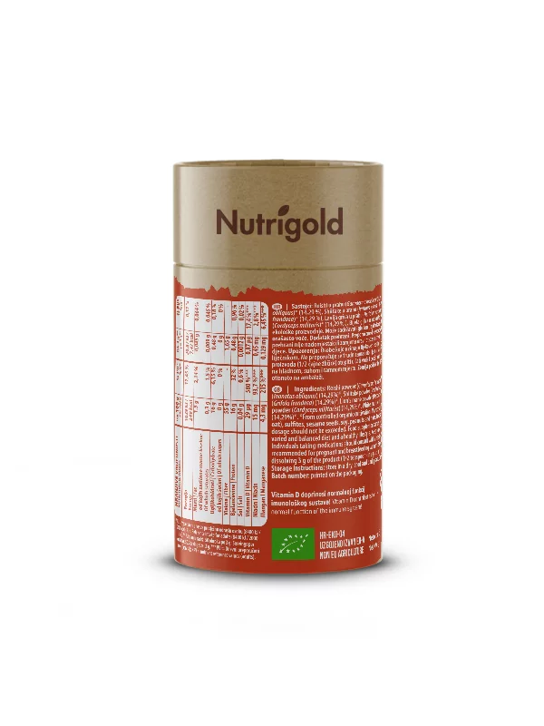 Nutrigold Pilzmischung in Pulverform - Biologisch in einer 150 Gramm Packung