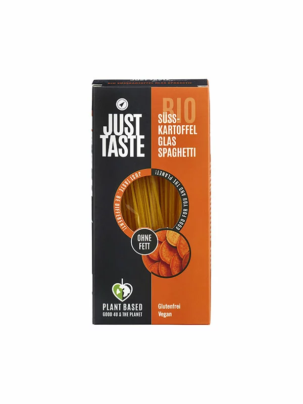 Just Taste Süßkartoffel-Glasspaghetti – Biologisch in einer 250g Verpackung