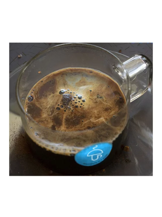 Mit Pilzen angereicherter Go Tireless-Instantkaffee mit 10 x 3g in der Packung