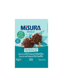 Privolat Kekse mit Kakao und Reis – ohne Milch und Eier – 120g Misura