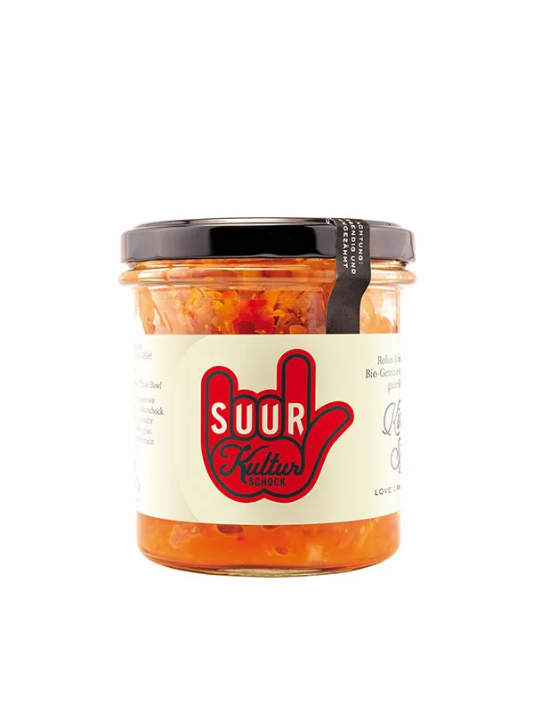 Fermentiertes Gemüse – Kimchi-Art – Biologisch 240g Suur