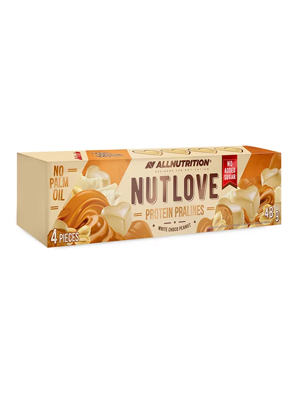 All Nutrition Nutlove Proteinpralinen weiße Schokolade-Erdnuss 48g
