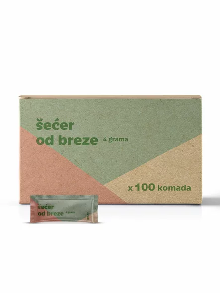 Nutrigold Birkenzucker im Beutel 4g x 100 Stück - 400g