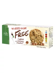 Bogutti Kekse mit Schokoladenstückchen und Nüssen ohne Zuckerzusatz in einer 135g Packung