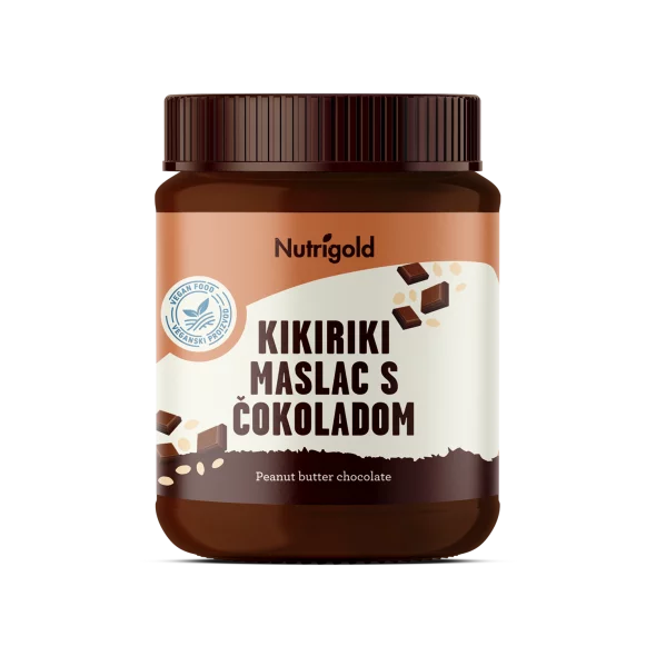 Erdnussbutter mit Schokolade 250g Nutrigold