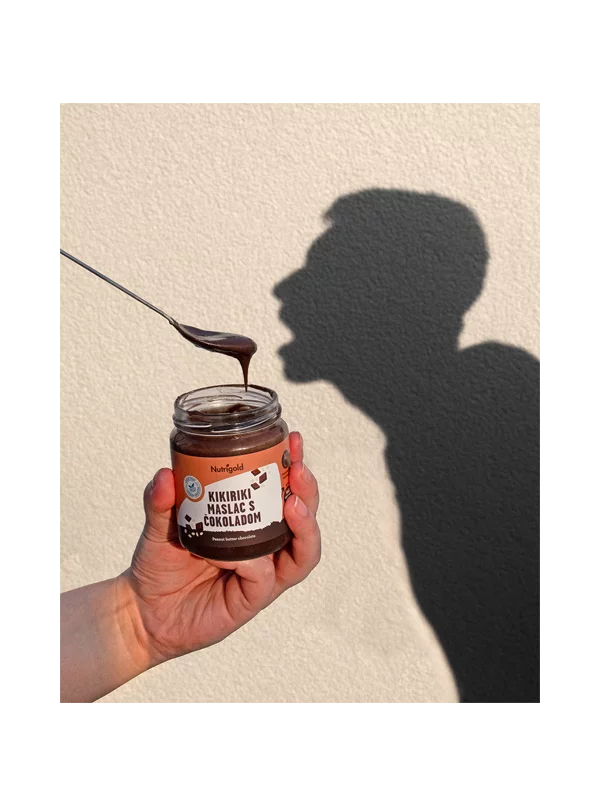 Erdnussbutter mit Schokolade 250g Nutrigold
