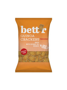 Quinoa-Kräcker mit Sesam, glutenfrei – Biologisch 100g Bett'r