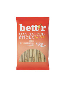 Bett'r Gesalzene Hafersticks mit Meersalz - Biologisch in einer 50g Packung