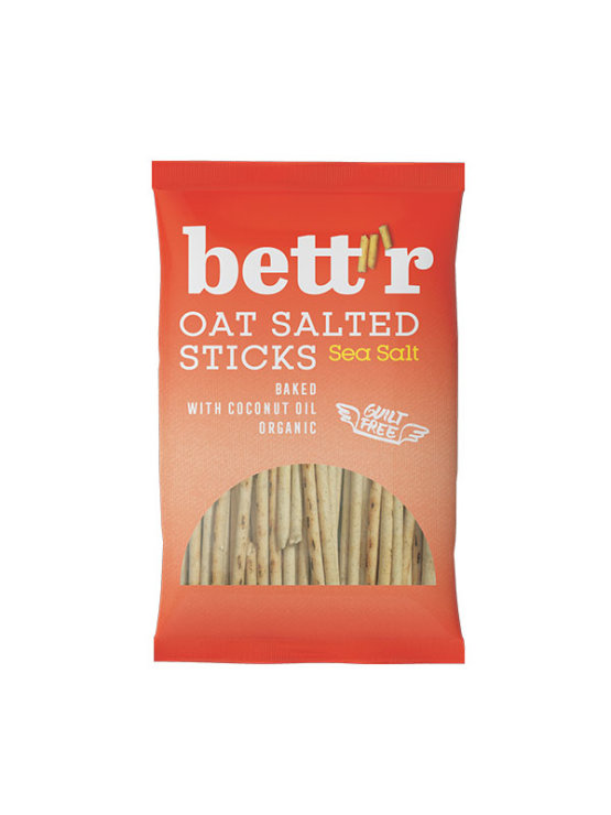 Bett'r Gesalzene Hafersticks mit Meersalz - Biologisch in einer 50g Packung