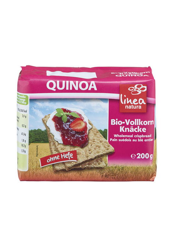 Vollkorn-Knusperbrot mit Quinoa – Biologisch 200g Linea Natura