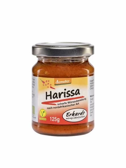 Erhardt Harissa-Sauce - Biologisch im 125g Glas