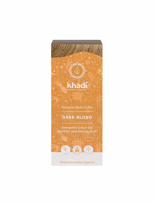 Khadi Pflanzliche Haarfarbe Dunkelblond in einer 100g Packung