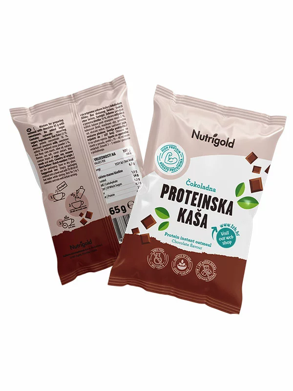 Nutrigold Protein Porridge – Schokolade in einer 65g Packung