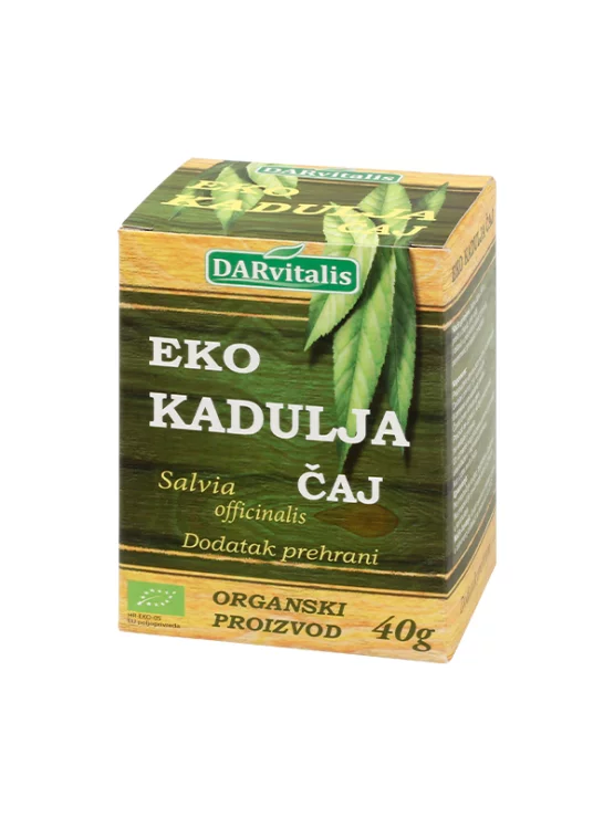 DARvitalis Salbeiblättertee - Biologisch in einer 40g Packung