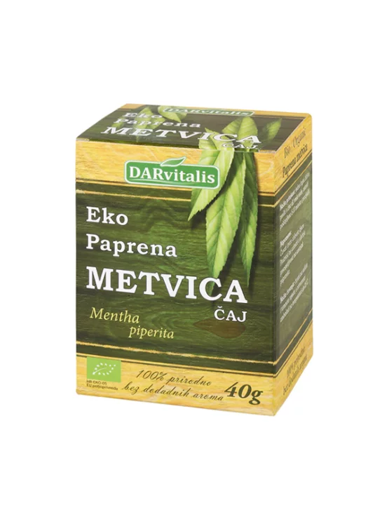 DARvitalis Pfefferminztee - Biologisch in einer 40g Packung