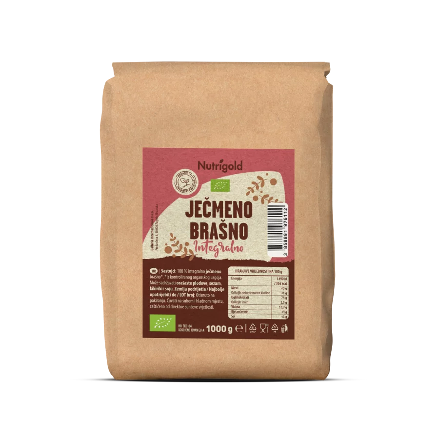 Nutrigold Sojamehl in einer Braunen 1000g Verpackung