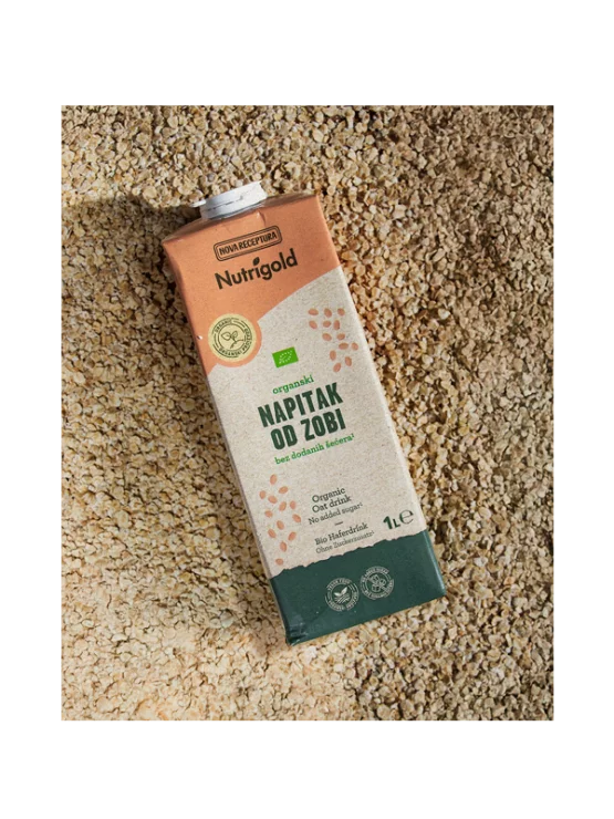 Nutrigold Haferdrink ohne Zuckerzusatz – Biologisch in einer 1000 ml Packung