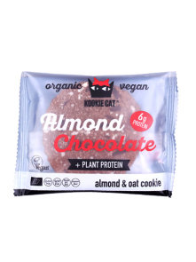Proteinkeks, dunkle Schokolade und Mandel glutenfrei – Biologisch 50g Kookie Cat
