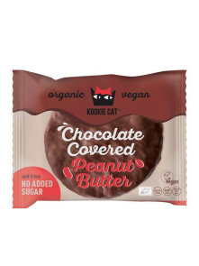 Keks Schokolade und Erdnussbutter Ohne Zuckerzusatz – Biologisch 50g Kookie Cat